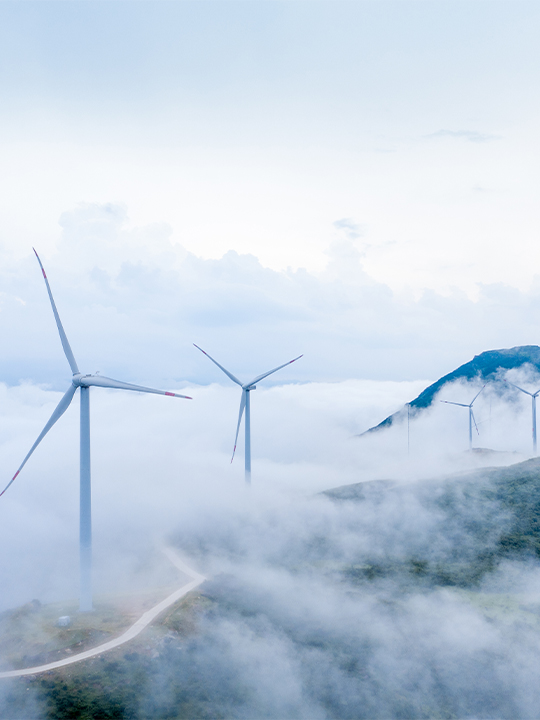 Enhesa Portrait 3 windfarm in mist