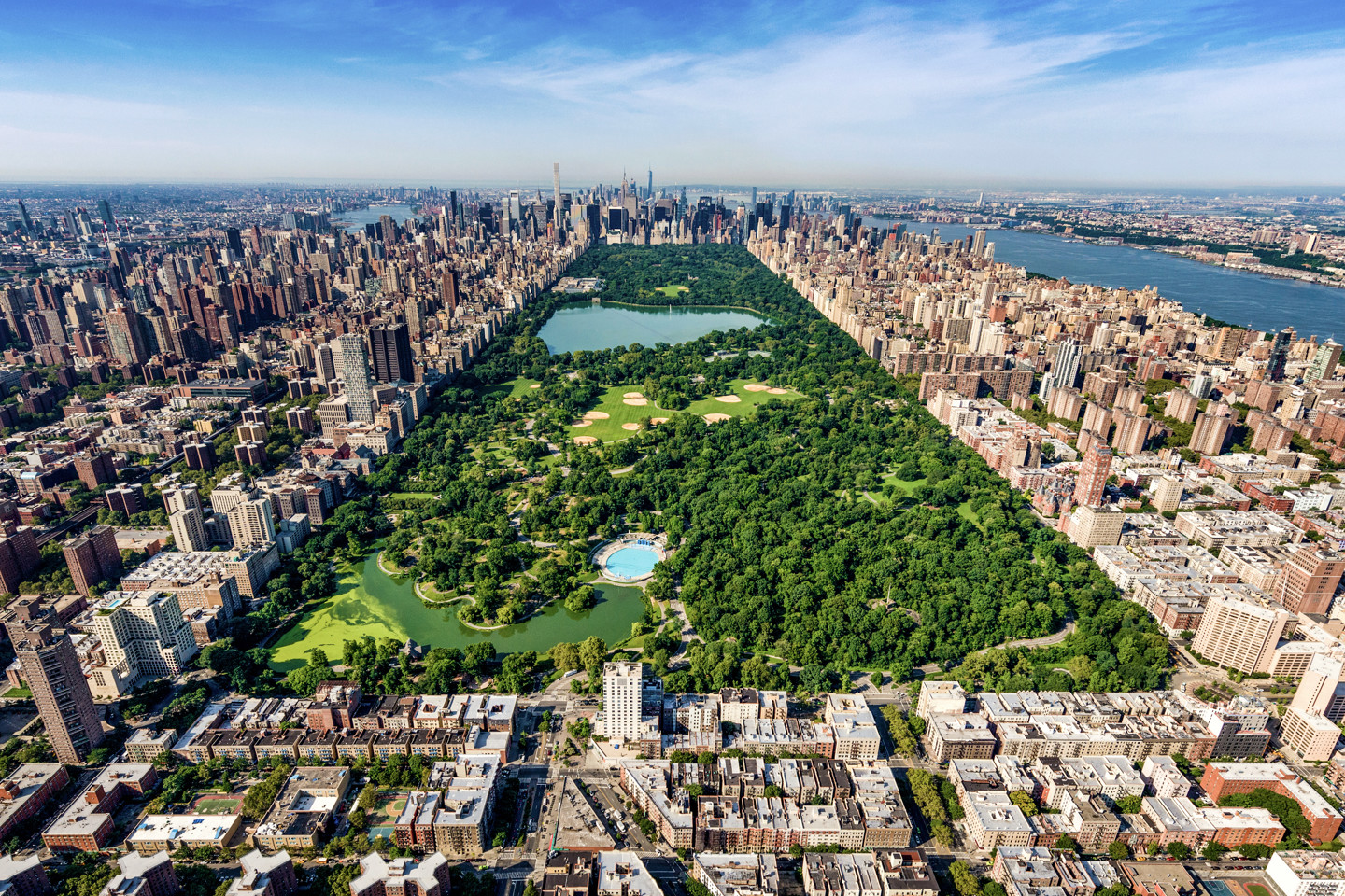 Aerial image of cityscape