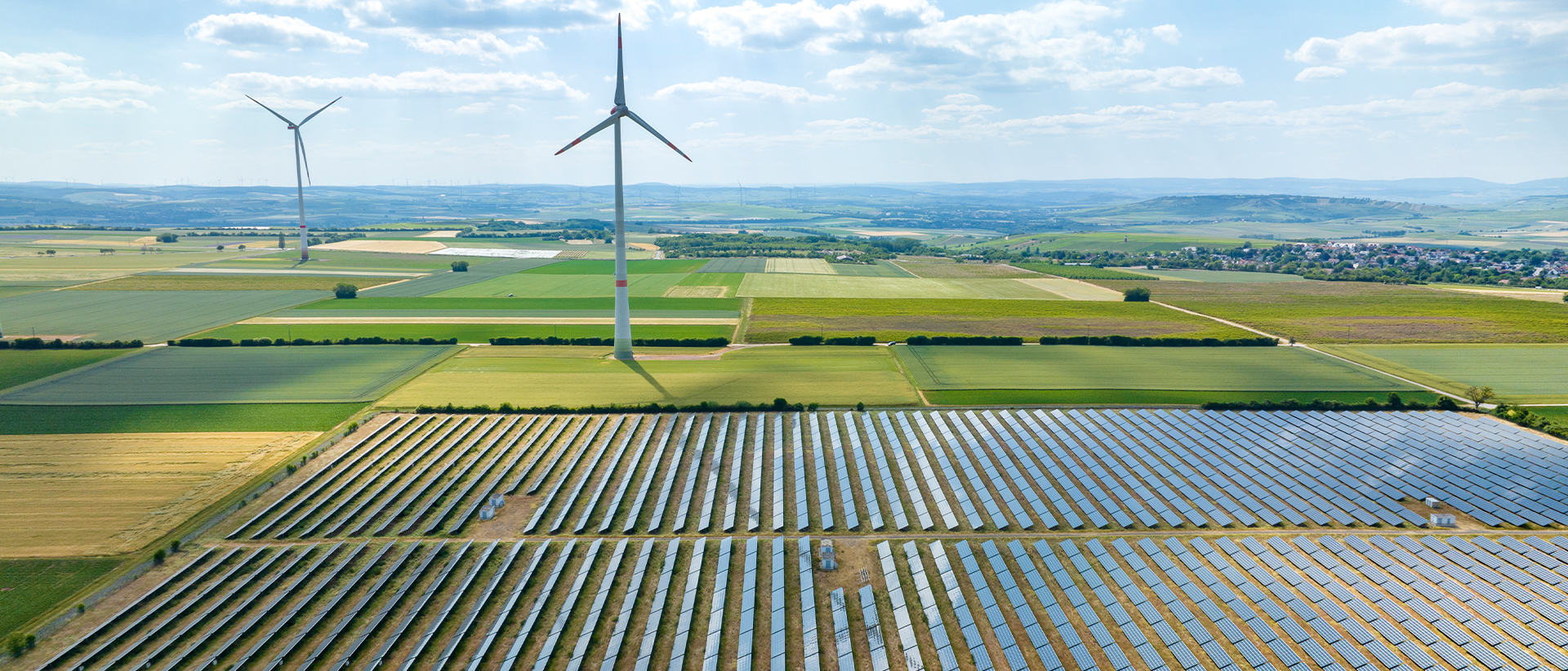 Irth header image solar and wind farm